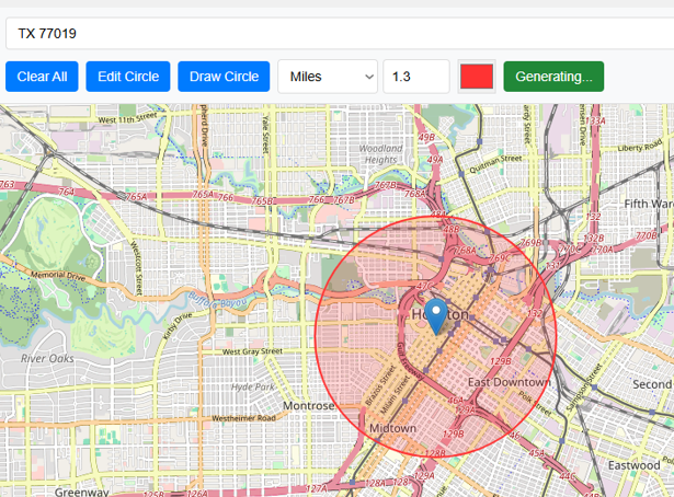 User Guide for Draw Circle on Map / Radius Map Tool free map tools radius
radius from postcode
miles radius from my location
