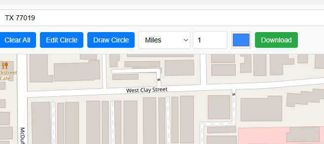User Guide for Draw Circle on Map / Radius Map Tool free map tools radius
radius from postcode
miles radius from my location
