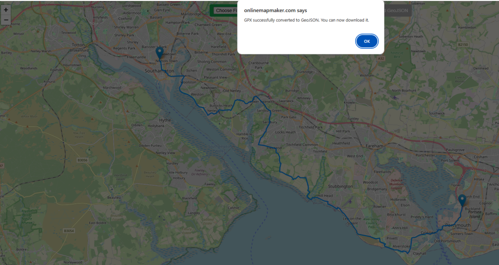 GPX to Geojson - Convert Geodata Free Online