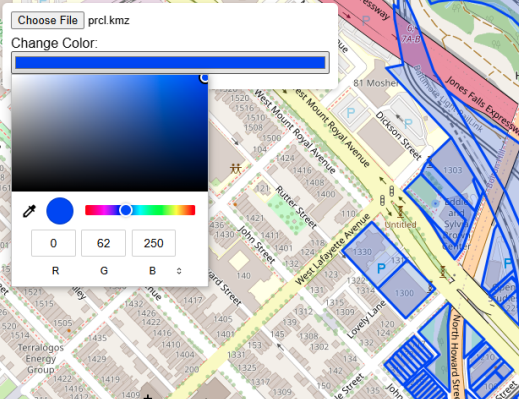 kml kmz viewer free online tool to view geodata on street map. 