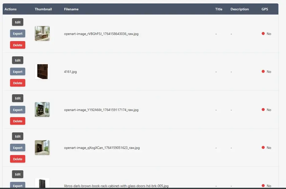 GPS Photo Tagger and EXIF Manager for SEO